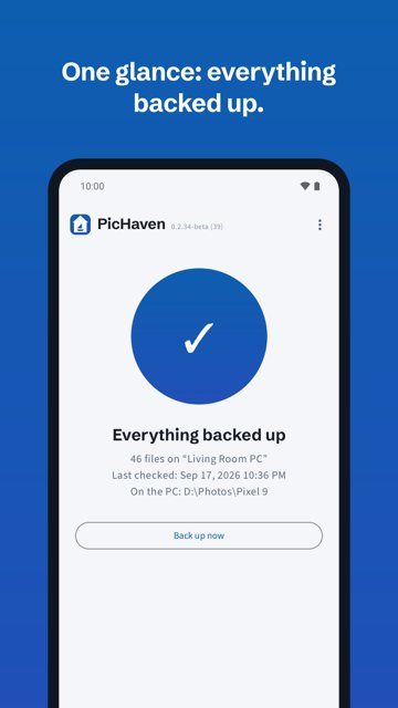 Phone: everything backed up